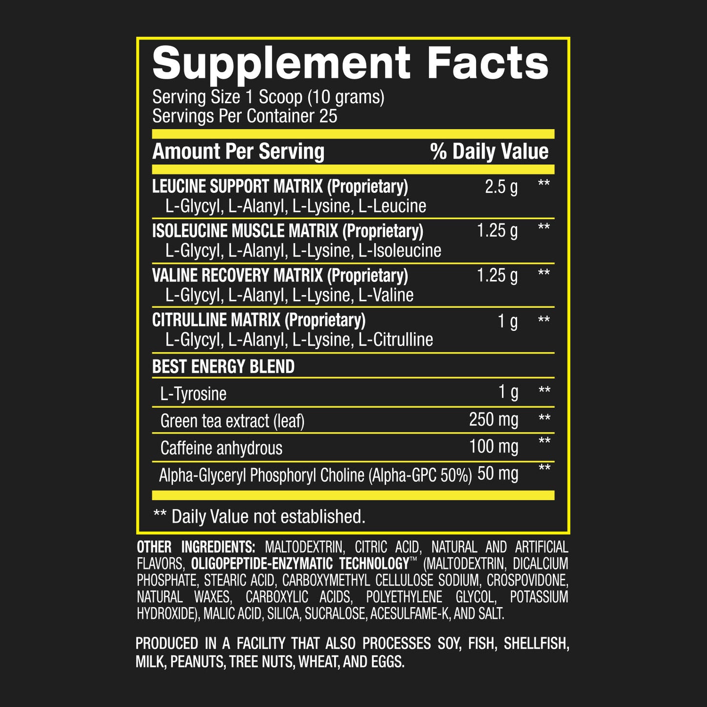 BEST BCAA W/ ENERGY