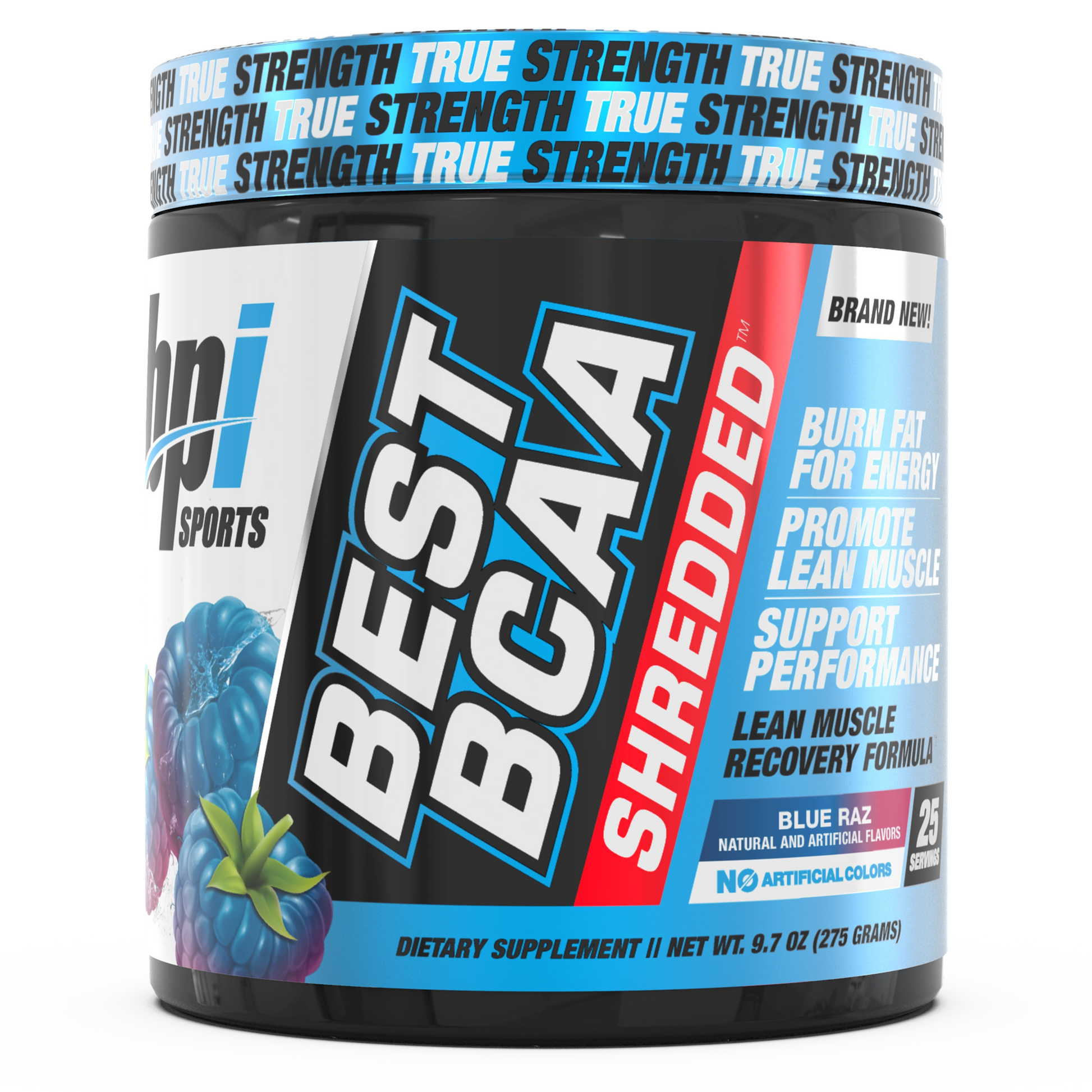 BEST BCAA SHREDDED 25 SERVS Blue Raz