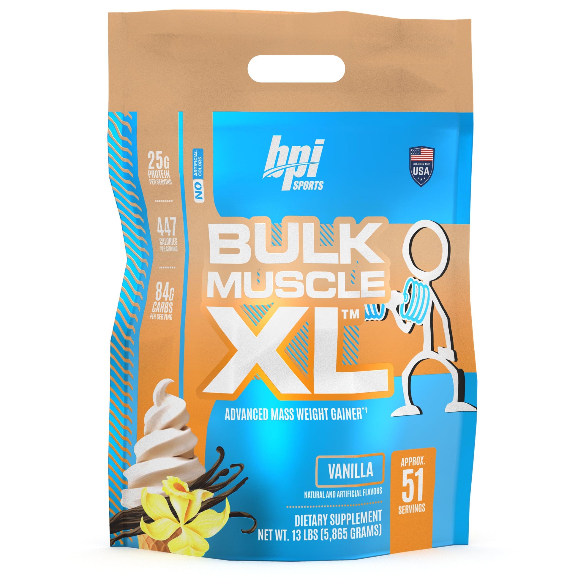 BULKMUSCLEXL-VANILLA-13LBBAG - BPI Sports