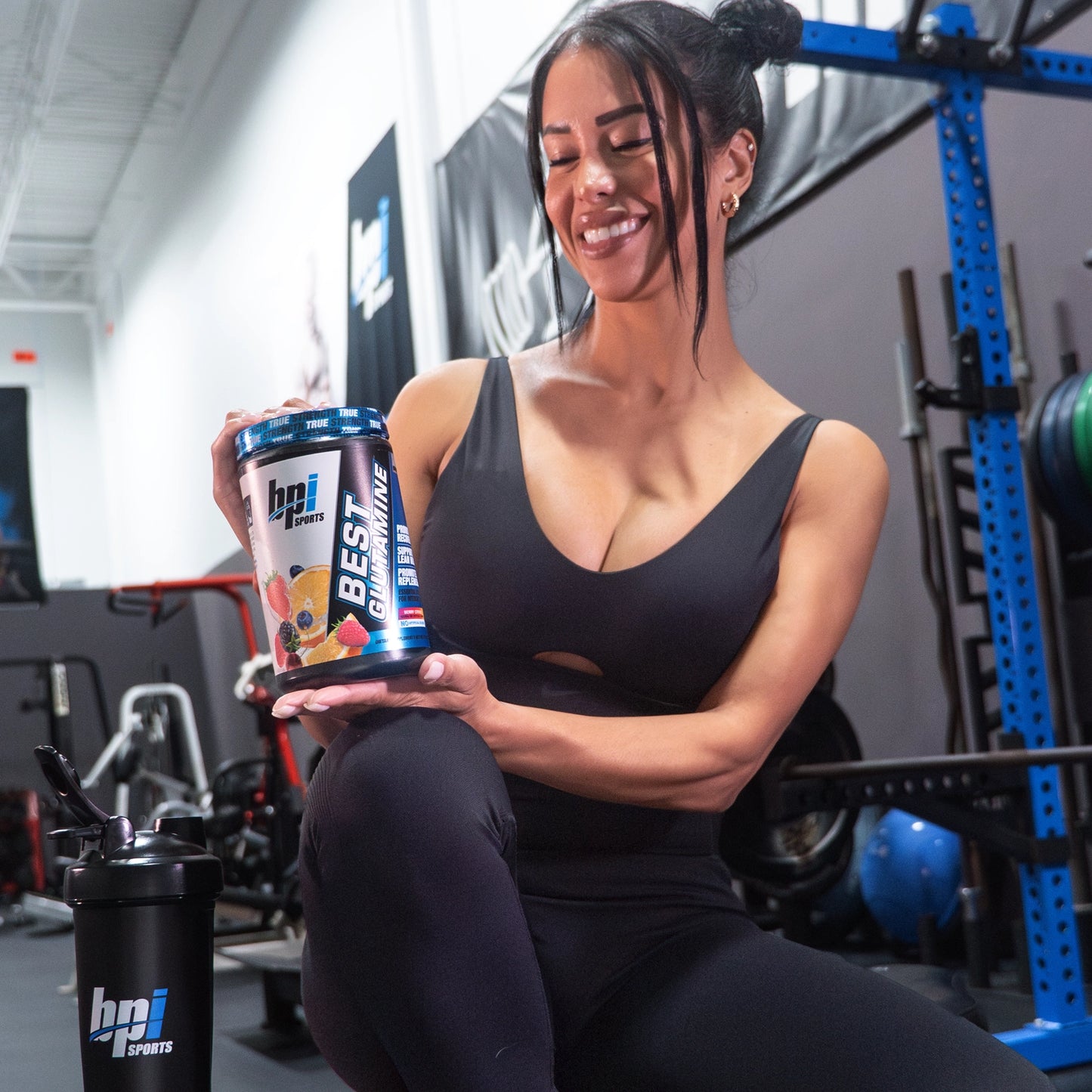 India Paulino with Best Glutamine