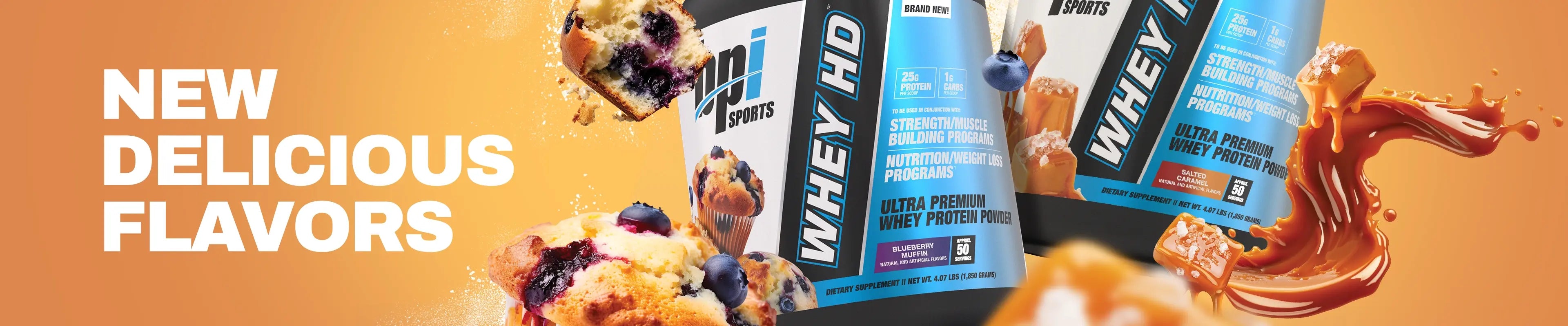 New Delicious Whey HD Flavors