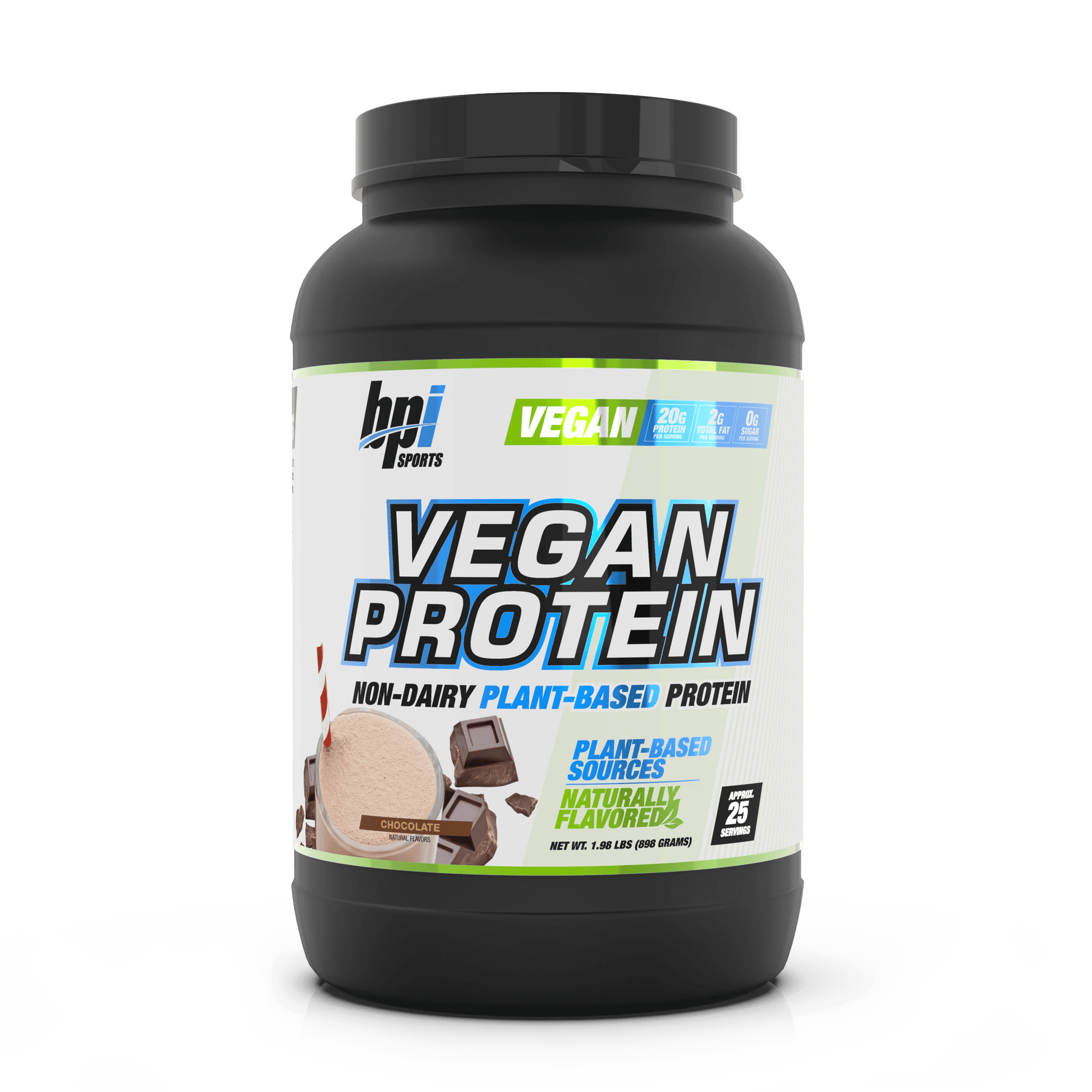Vegan Protein - Non-Dairy Plant-Based Protein (1.9 lbs) - BPI Sports