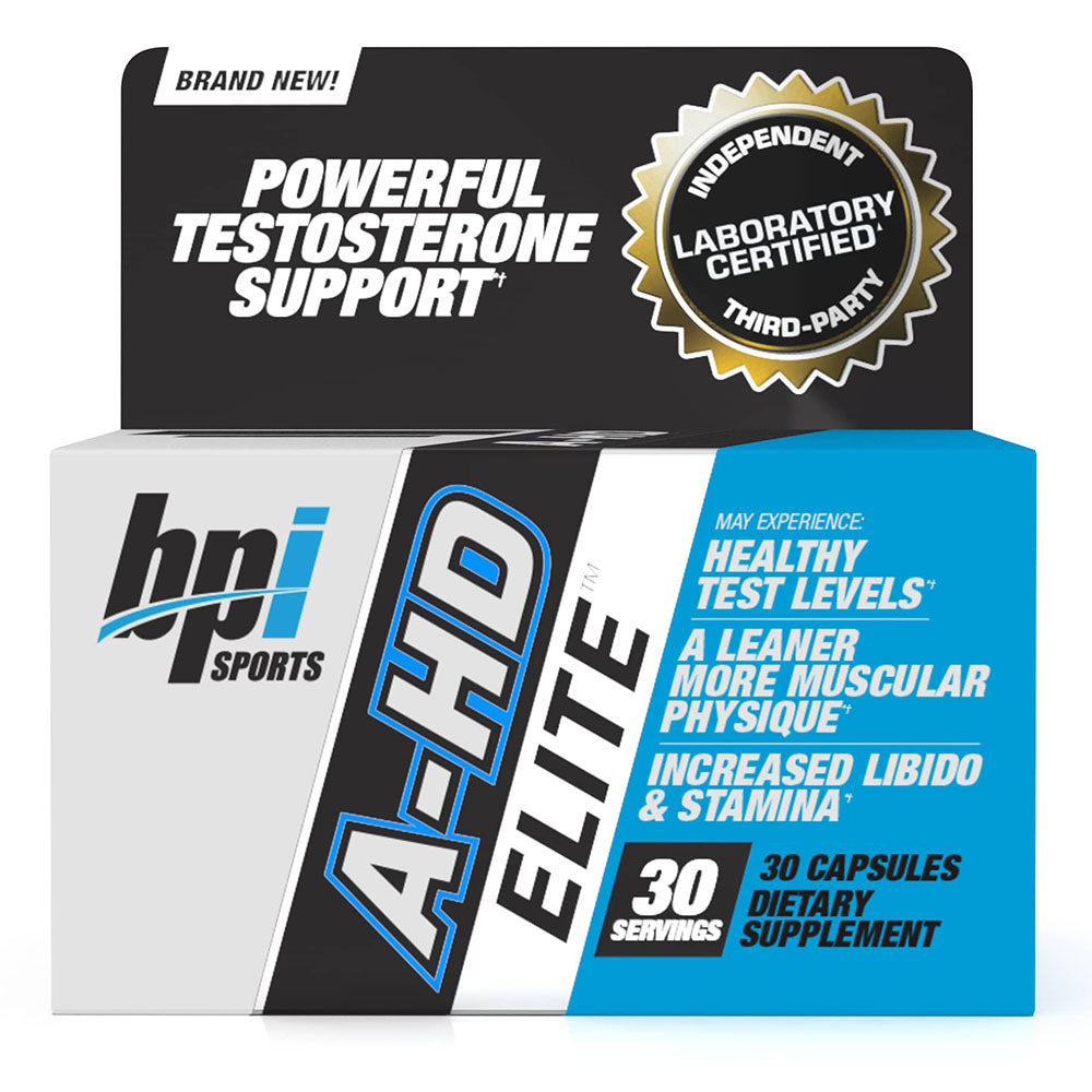 A-HD elite capsule bottle 30 servings. Testosterone support.