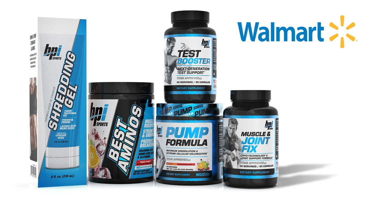 BPI Sports Announces 5 Products Are Now Available at Walmart