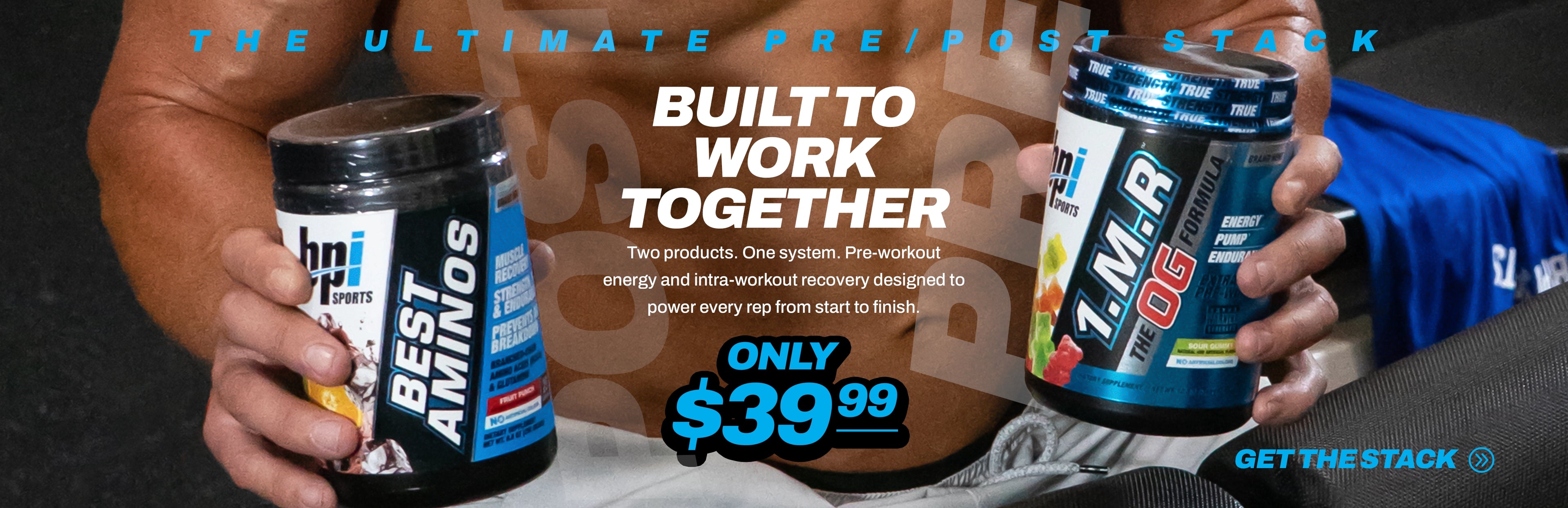 the ultimate pre/post stack only $39.99