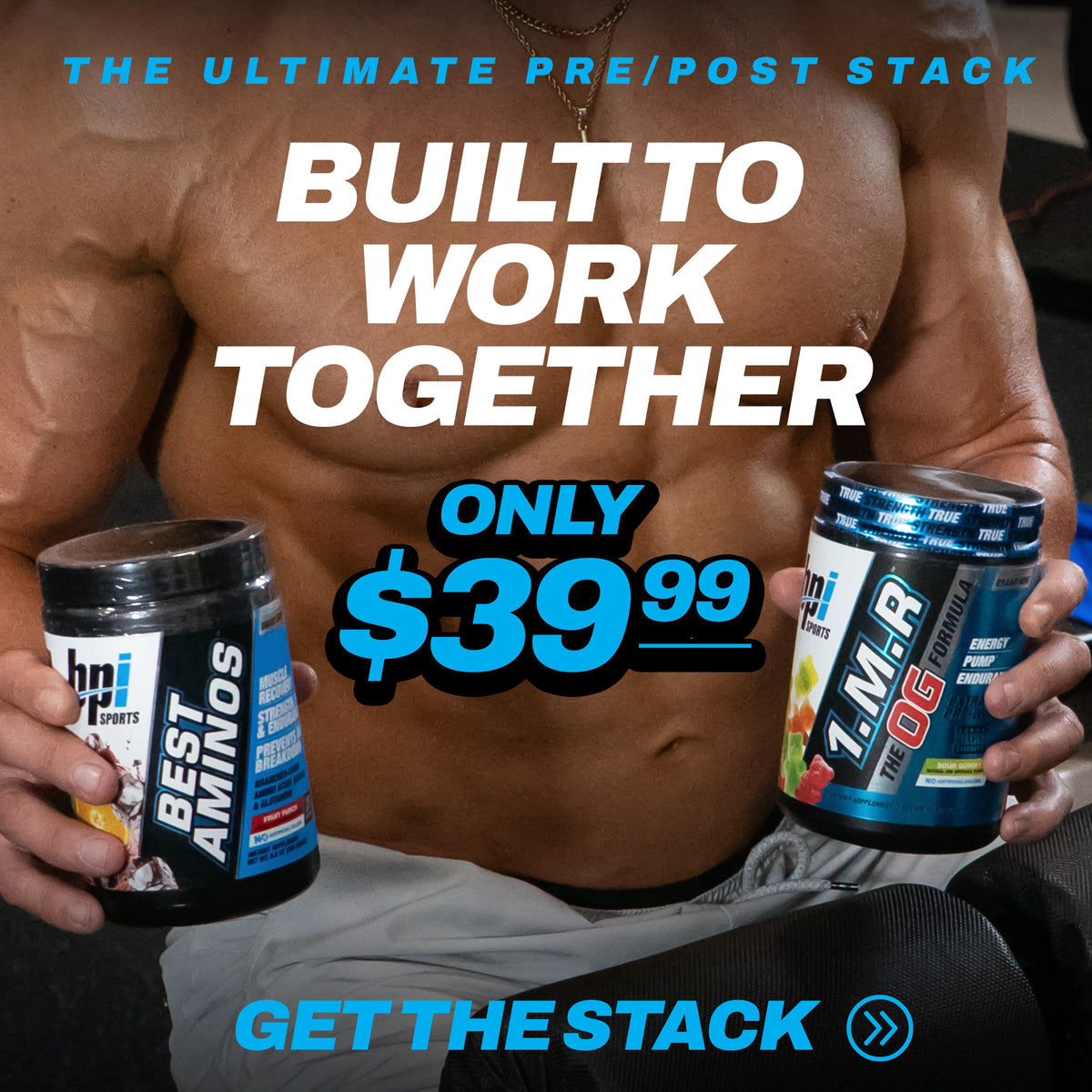 the ultimate pre/post stack only $39.99
