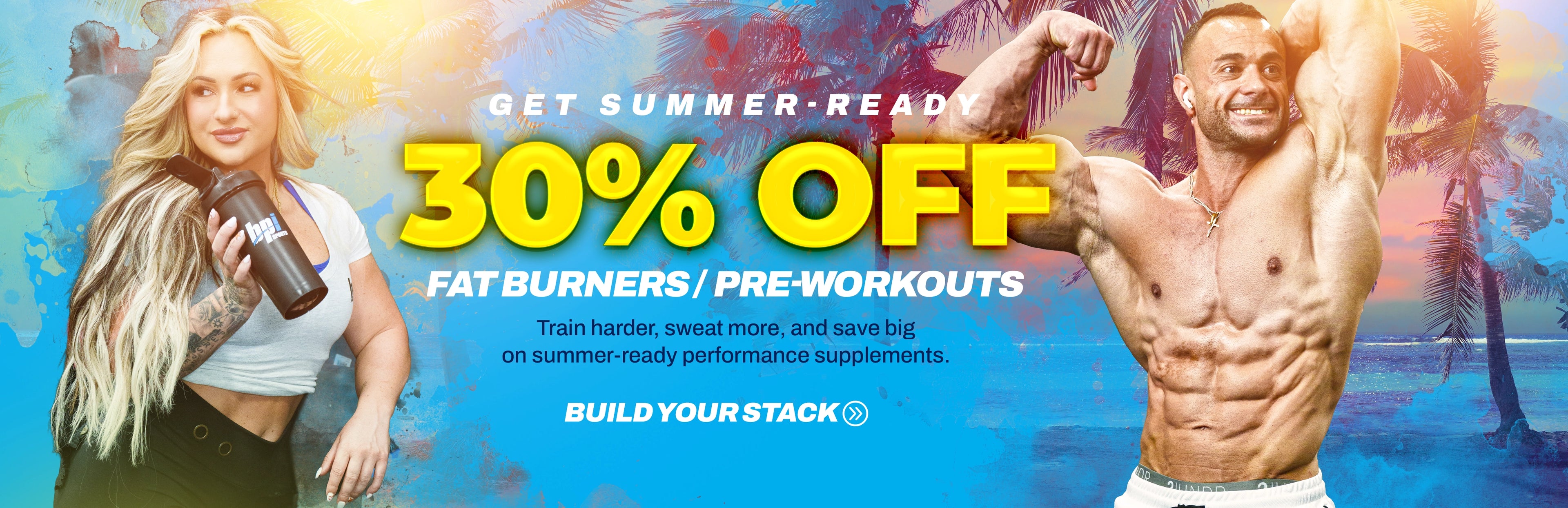 30% Off Fat Burners & Pre-workouts