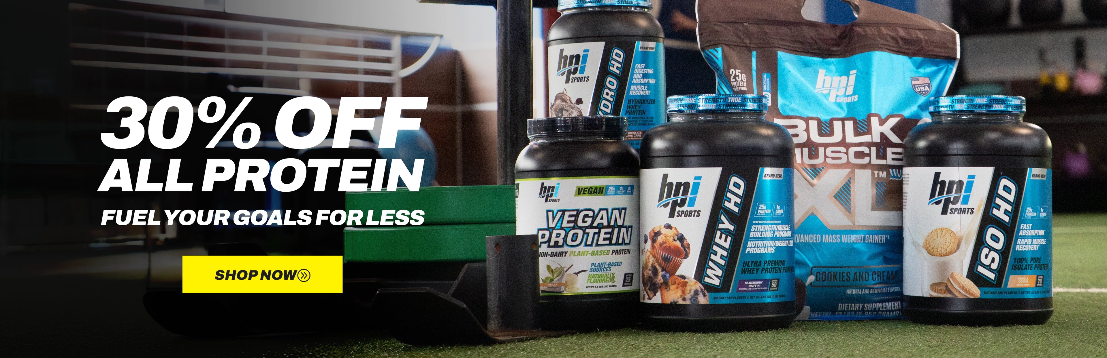 30% OFF all BPI Proteins