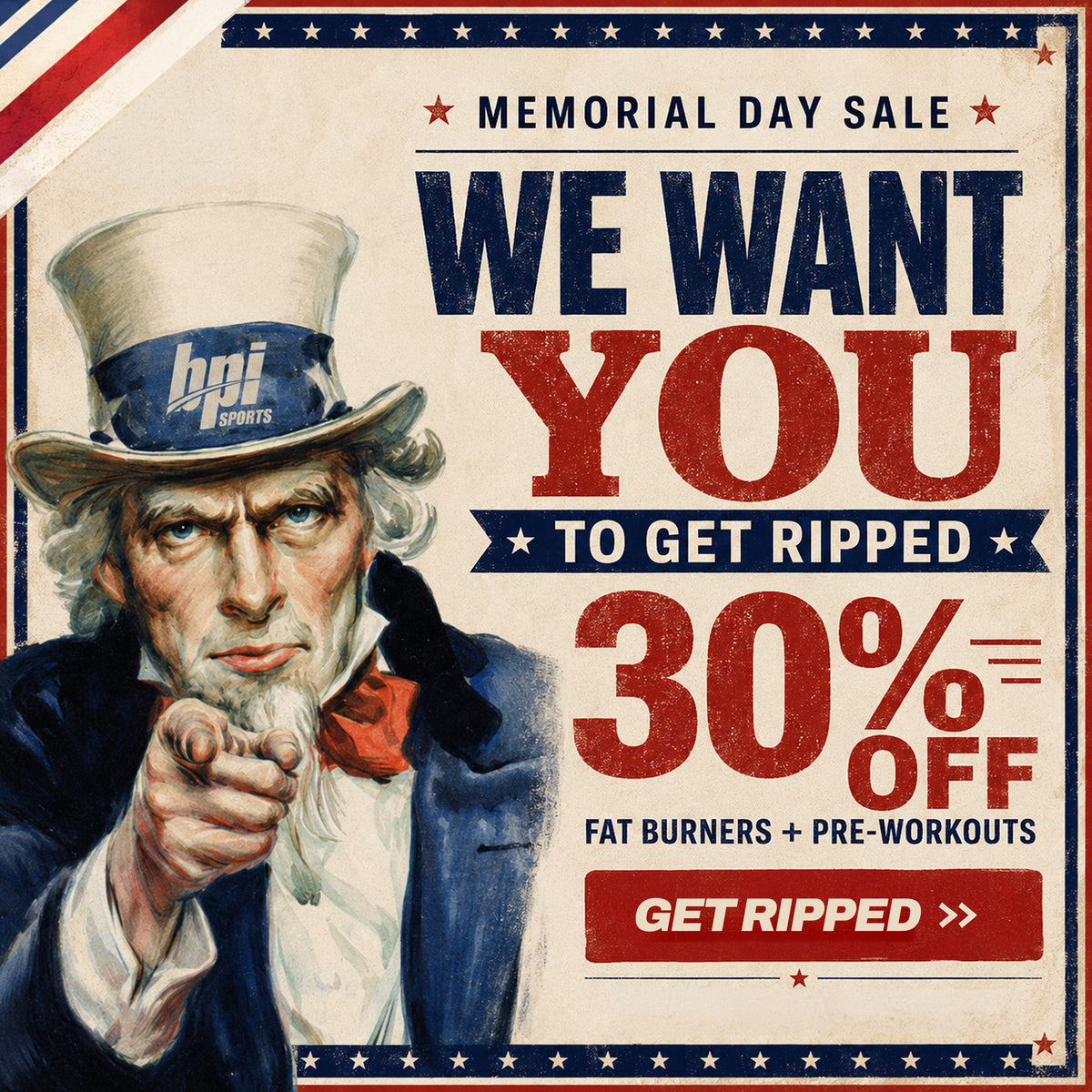 30% Off Fat Burners and Pre-workouts