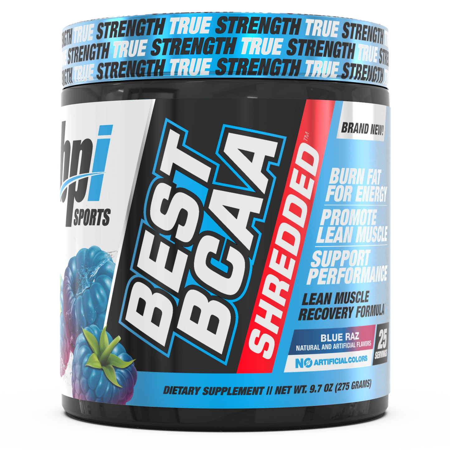 BEST BCAA SHREDDED 25 SERVS Blue Raz