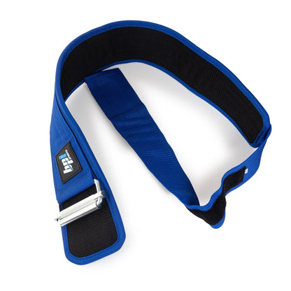 BPI Blue Weightlifting Belt top view