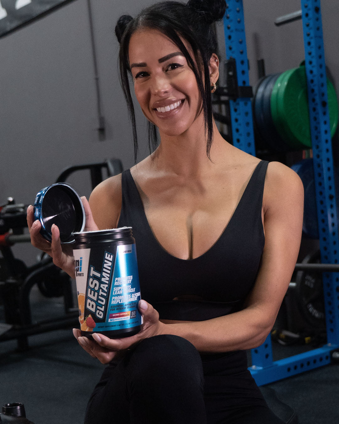 India Paulino with Best Glutamine