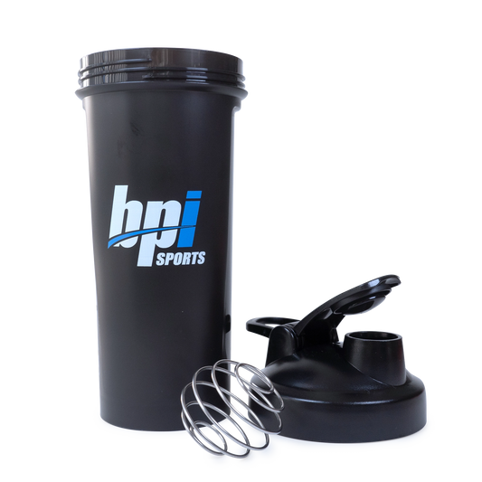 Black BPI Shaker open