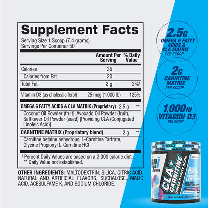 CLA + Carnitine Supplement Facts