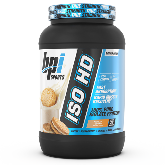 ISO HD Vanilla Cookie 23 Servings Bottle