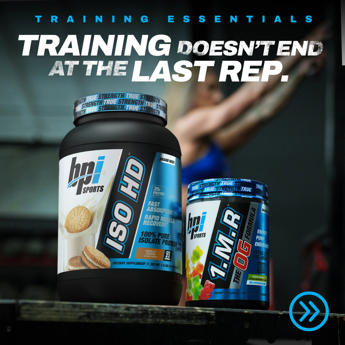 Training essentials. Iso HD and 1.M.R OG