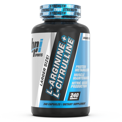 L-Arginine + L-Citrulline bottle