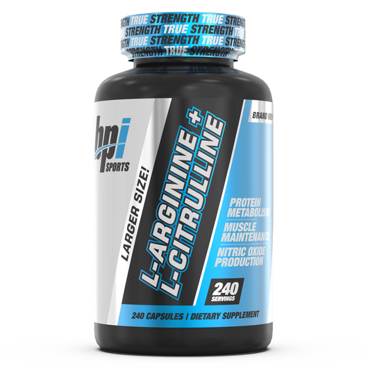 L-Arginine + L-Citrulline bottle