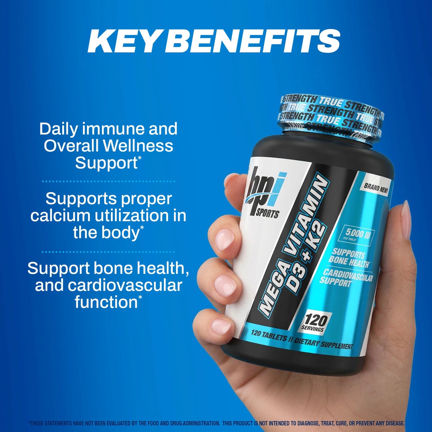 Mega Vitamin D3 + K2
