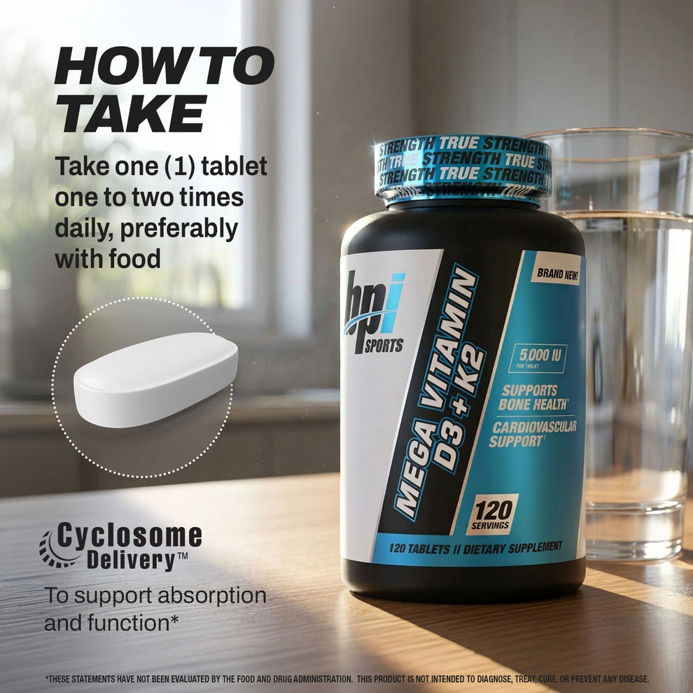 Mega Vitamin D3 + K2 – BPI Sports