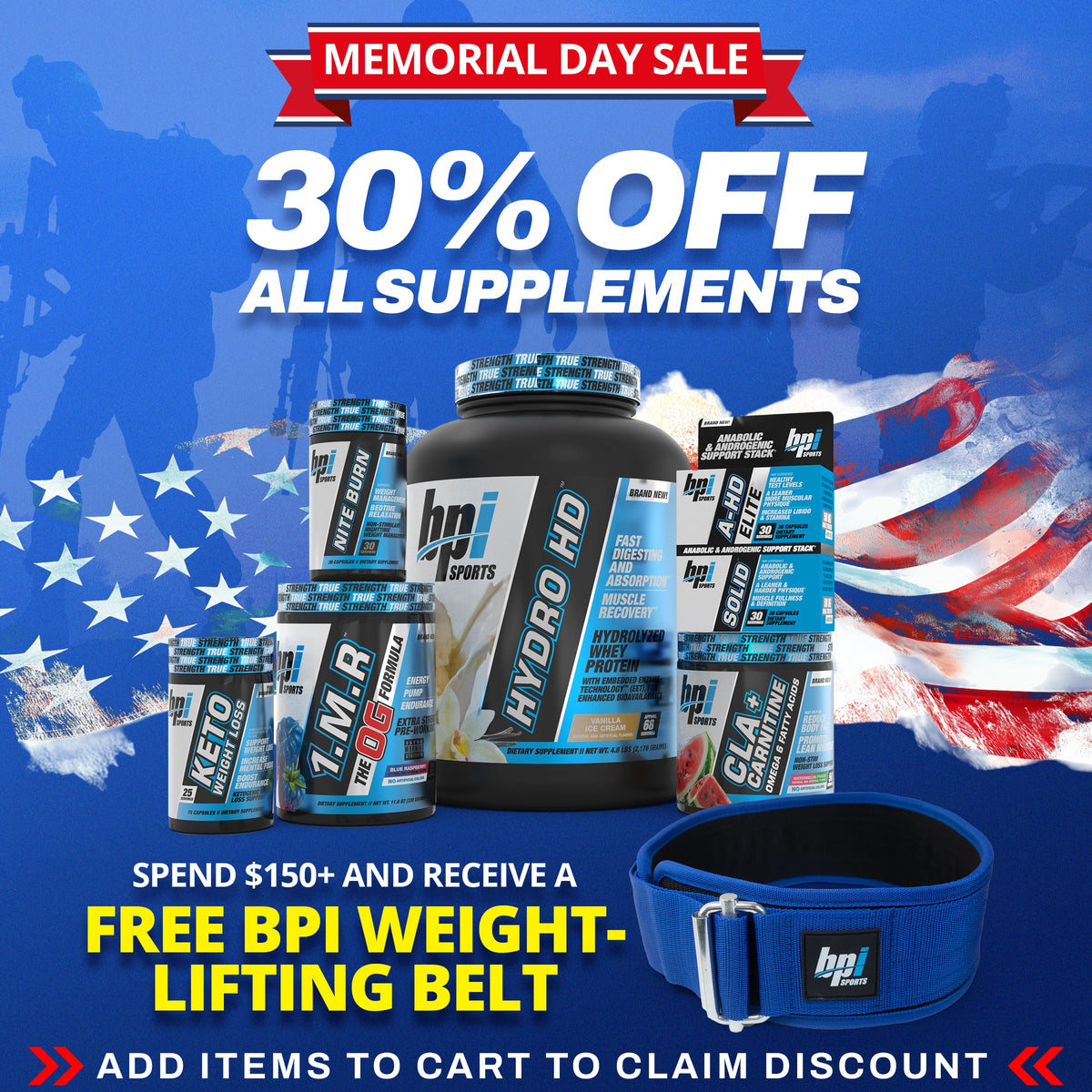 Memorial Day Sale 30% Off All supplements