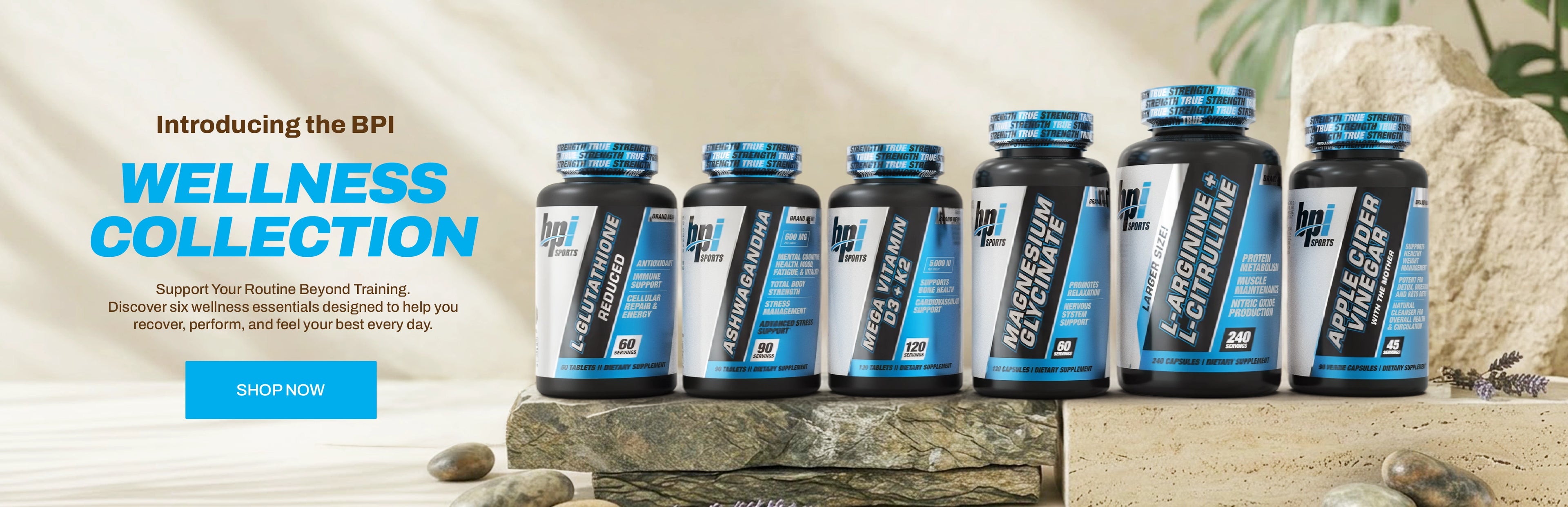 New BPI Wellness Collection supplements
