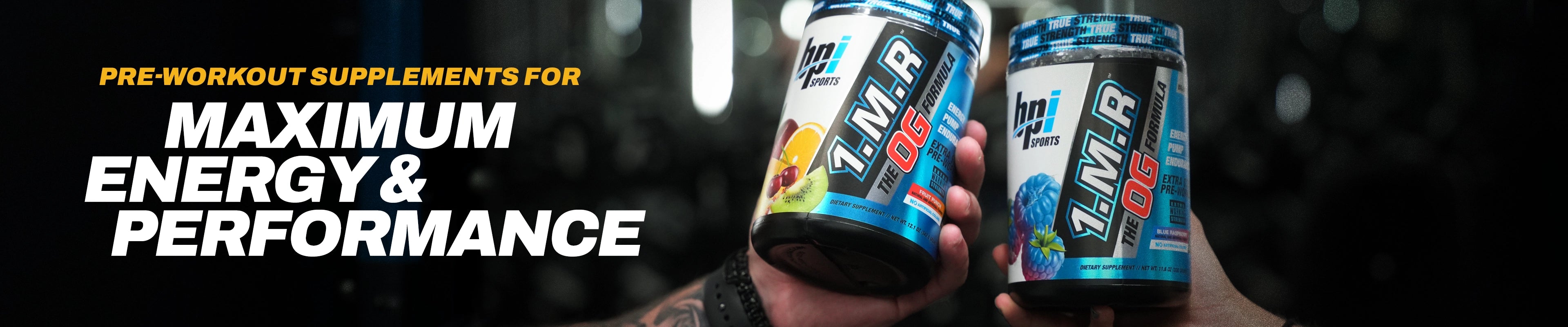 pre-workout supplements for maximum energy & performance
