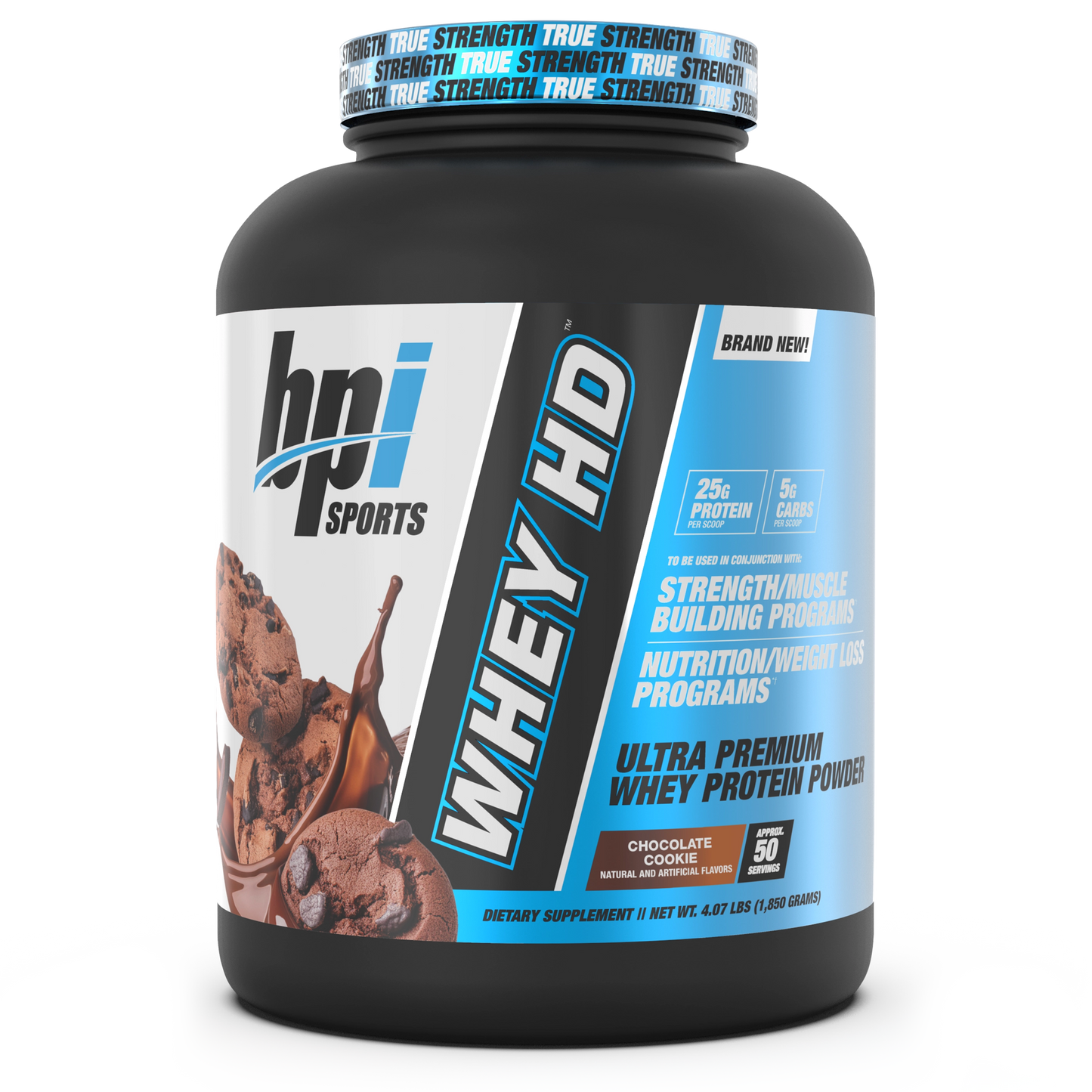 Whey HD 50 Servings - Chocolate Cookie Bottle