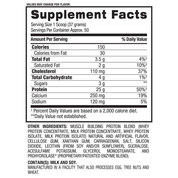 BPI Whey HD Whey Protein, Vanilla Caramel, 4.2lbs 8