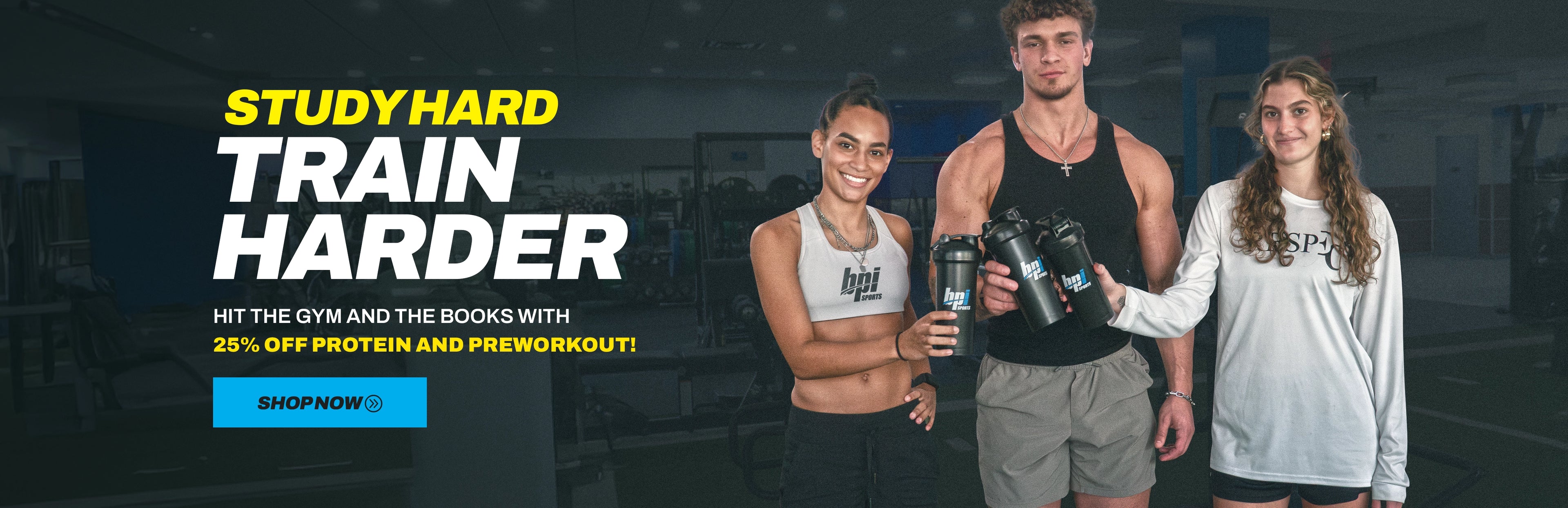 25% Off Protein and Pre-workout