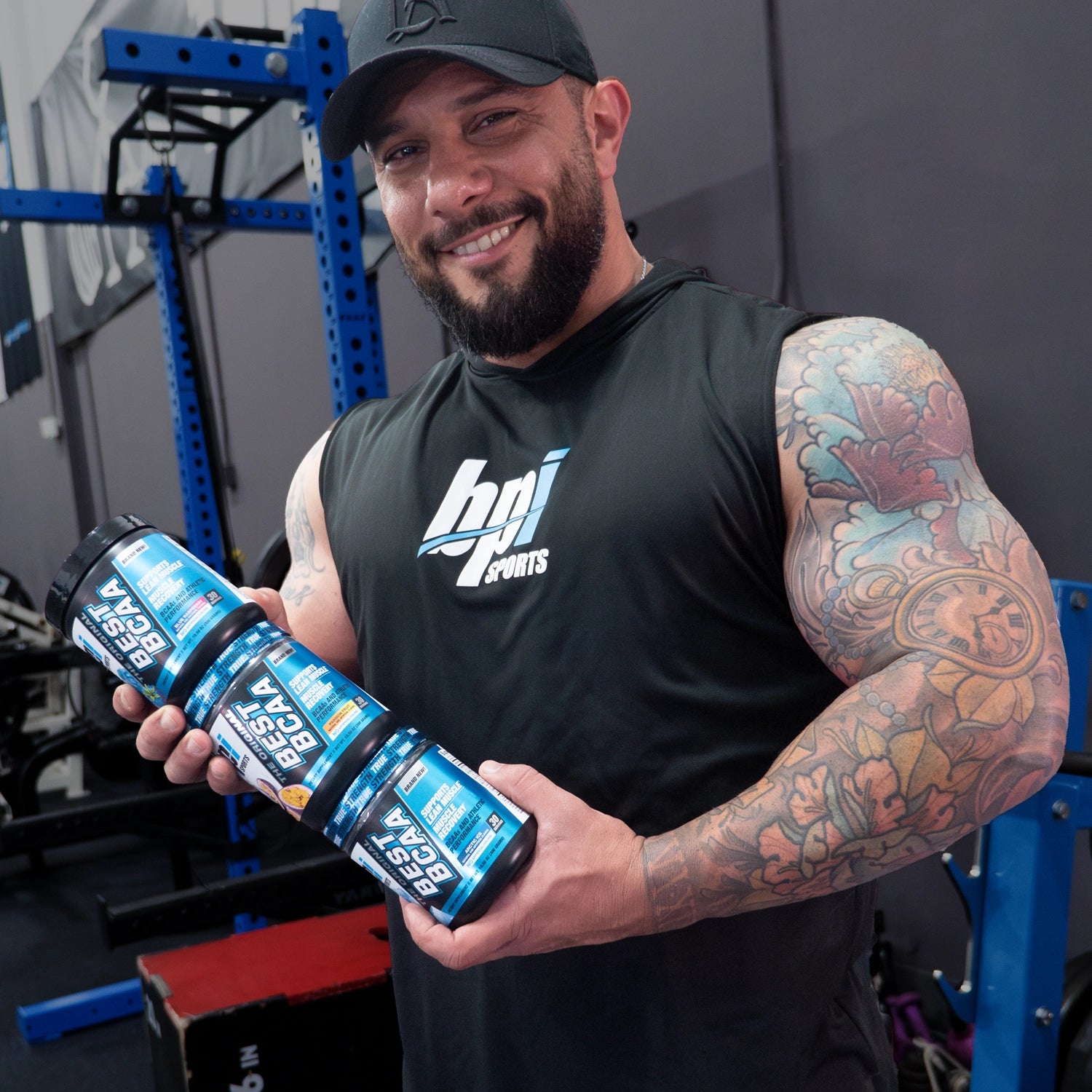 BPI Athlete with 3 bottles of Best BCAA