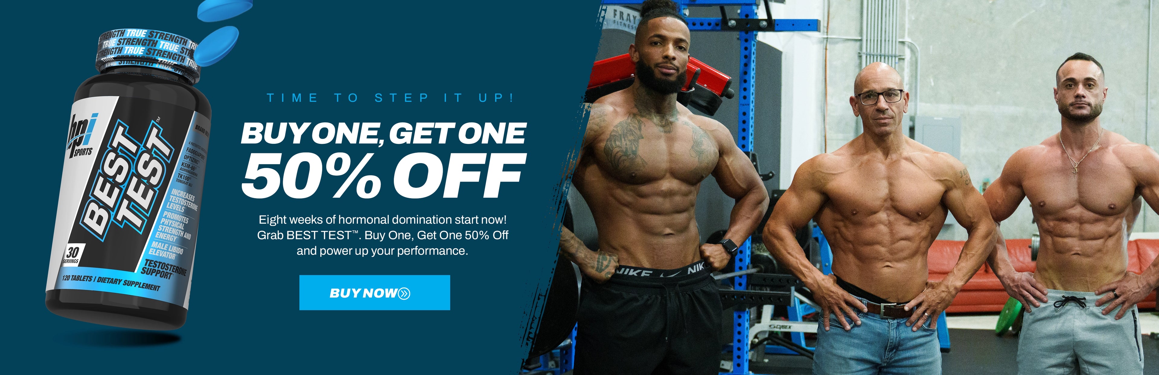 Buy one Best Test, get one 50% off