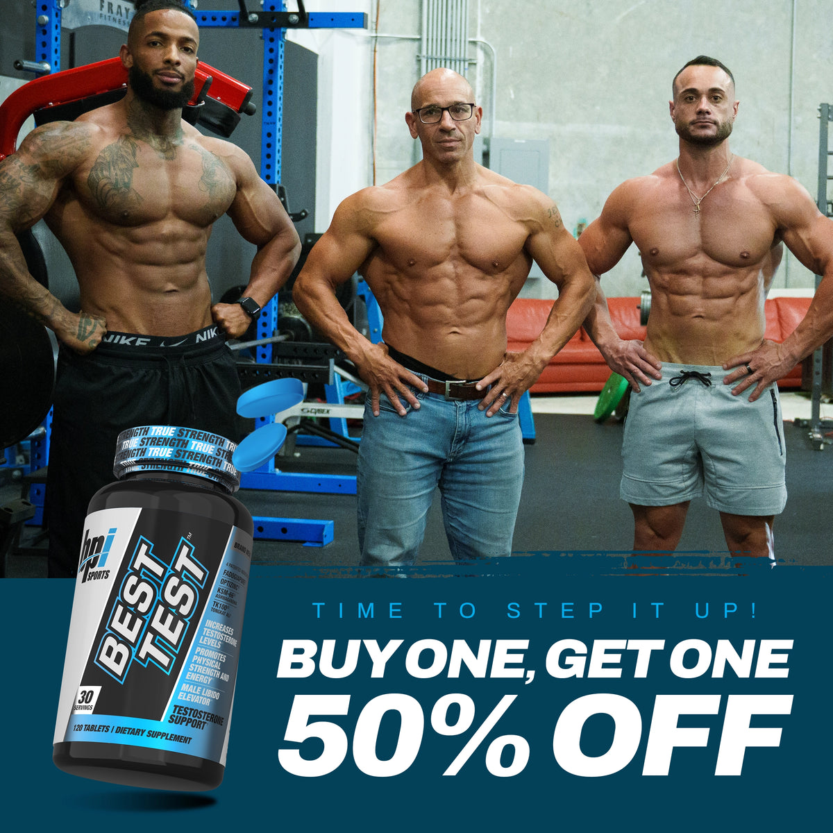 Buy one Best Test, get one 50% off