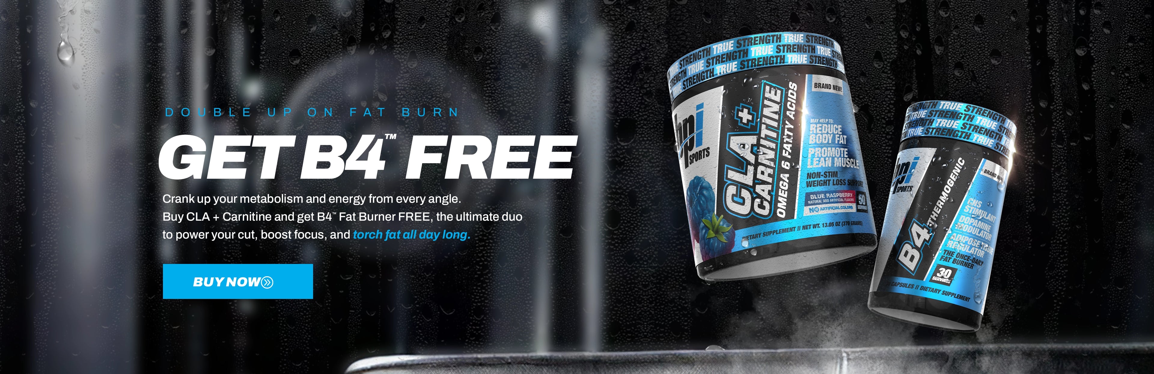 Buy CLA + Carnitine and Get B4™ Fat Burner Free