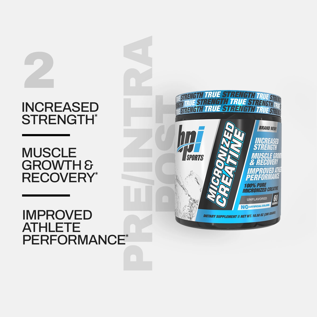 Micronized Creatine: Increased Strength, Muscle Growth & Recovery, Improved Athlete Performance