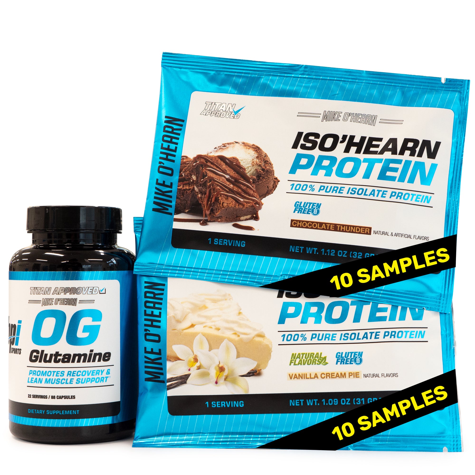 ISO'HEARN Sample Bundle - 100% Whey Protein Isolate (20 Servings)